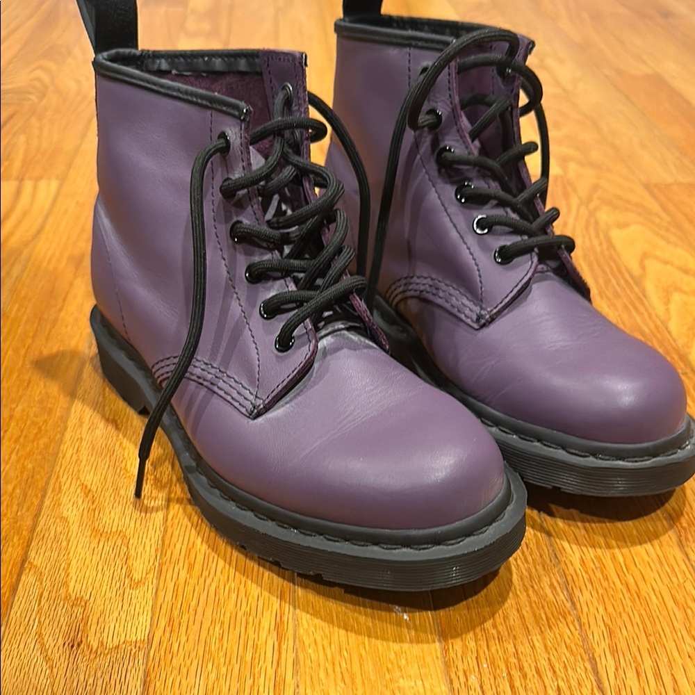 Dr Marten Purple Lace-Up Boot